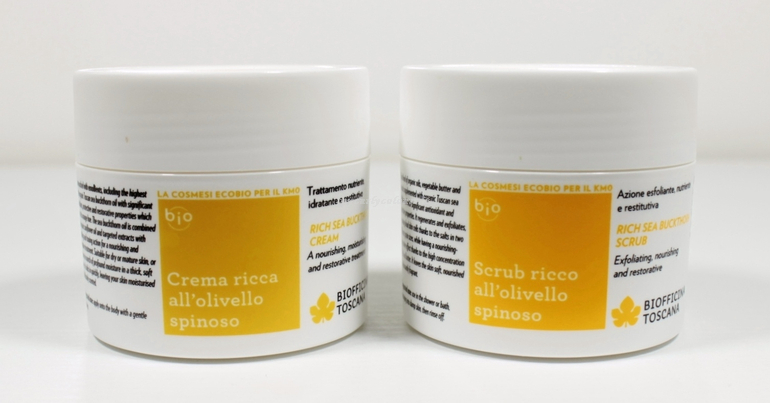 Packaging novità corpo Olivello Spinoso Biofficina Toscana