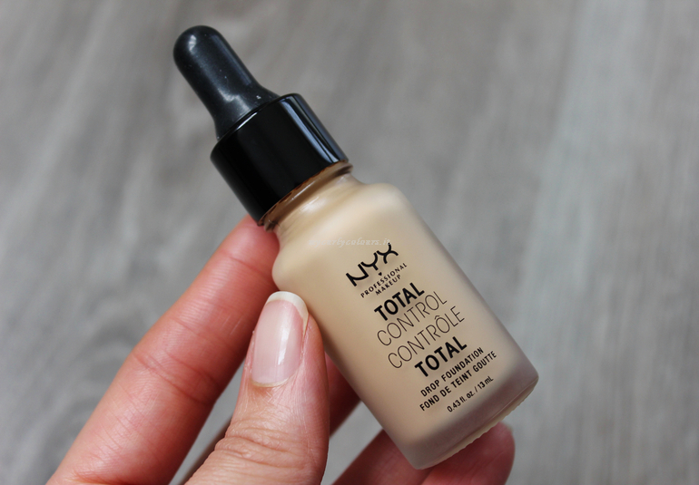 packaging Total Control Drop Foundation NXY Professional Makeup