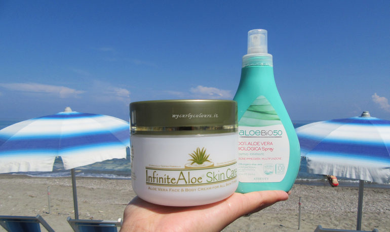 Infinite aloe Skin care e Aloe Spray AloeBio50 Athena's doposole 2018