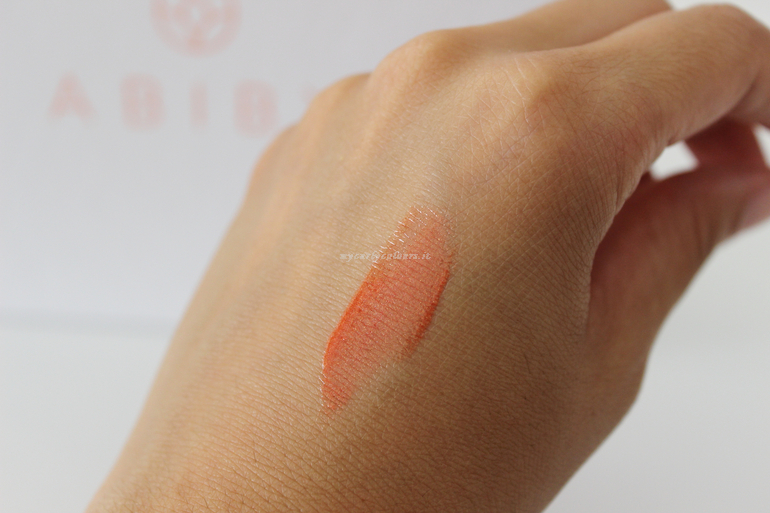 Swatch Lip Gloss skin col. Coral Lord&Berry