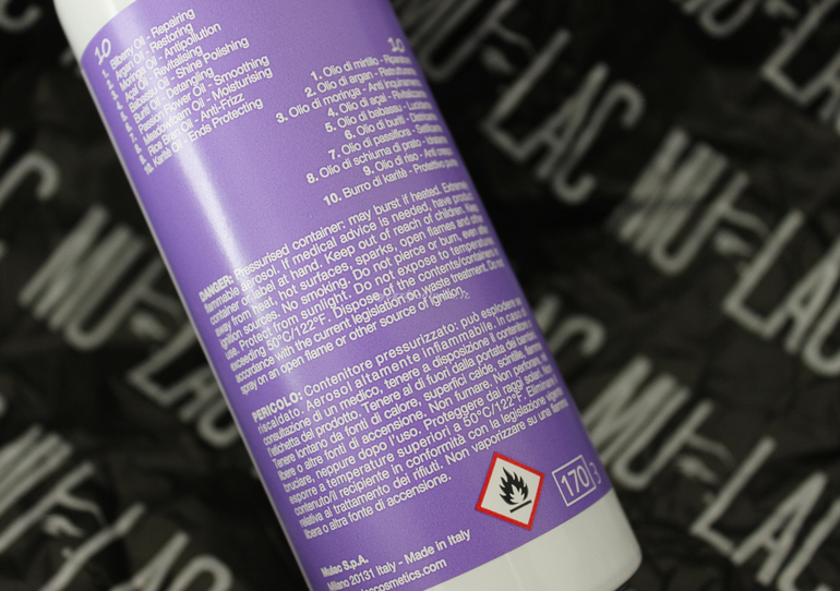 Dry'Berry 10 Mulac Hairlab specifiche