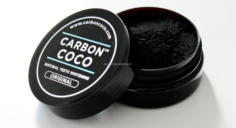 The Activated Charcoal Tooth Polish Carbon Coco texture