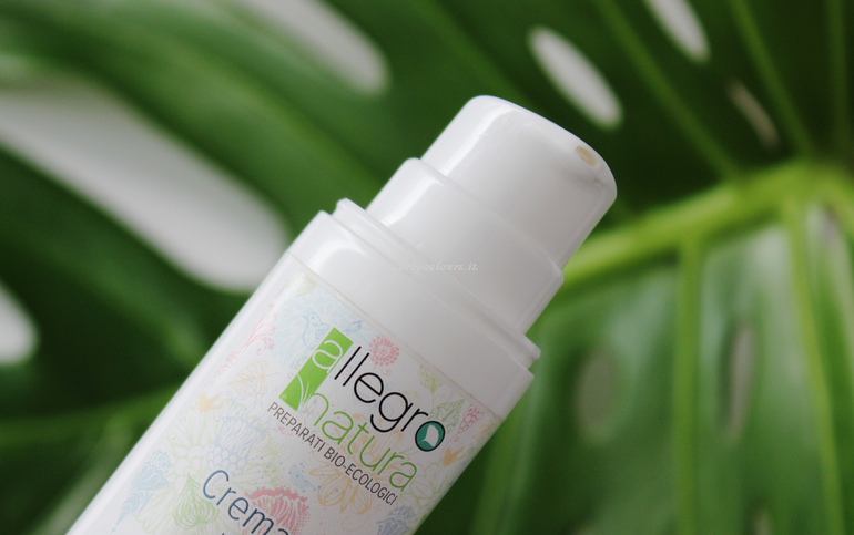 Packaging Crema viso nutriente e idratante Allegro Natura