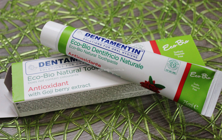 Eco bio dentifricio naturale Dentamentin packaging