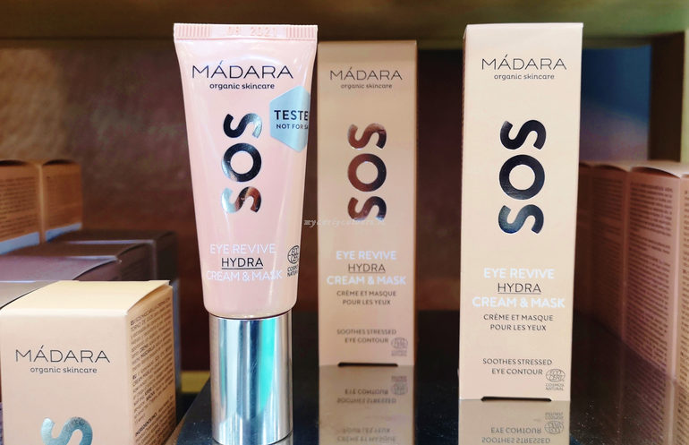 SOS Eye Revive Hydra Cream and Mask Madara stand Giada Distributions SANA 2019