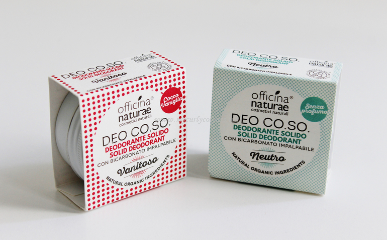 Packaging DEO CO.SO. Vanitoso e Neutro Officina Naturae