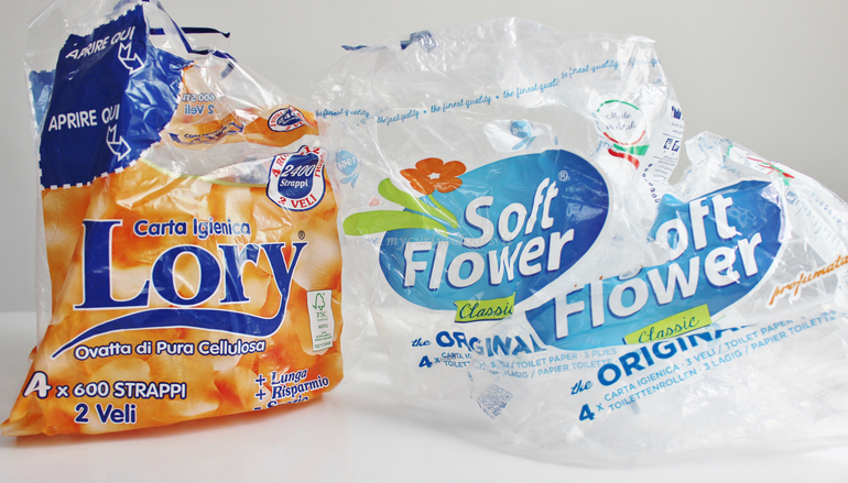Carta igienica Lory e Soft Flower - prodotti finiti