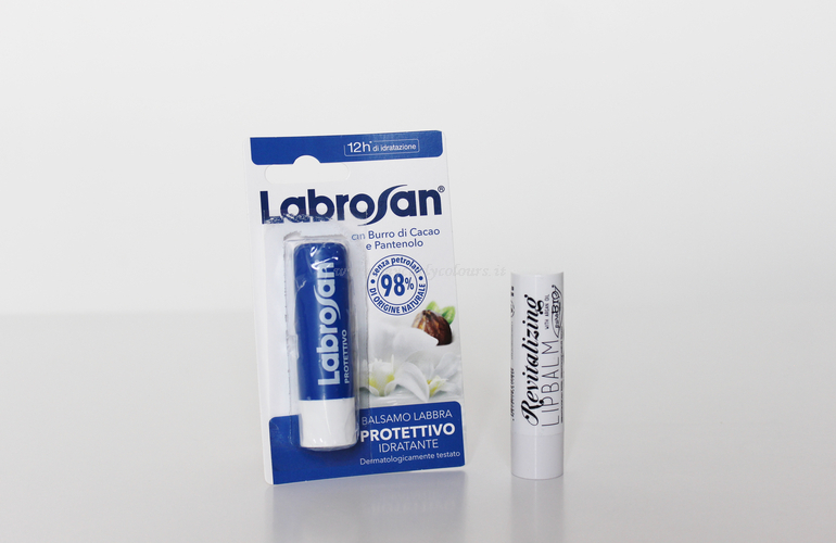 Balsamo labbra Labrosan e Revitalizing Lip Balm PuroBIO