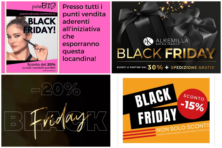 Black Friday 2022 beauty - PuroBIO Cosmetics, Alkemilla, Eterea, Antos