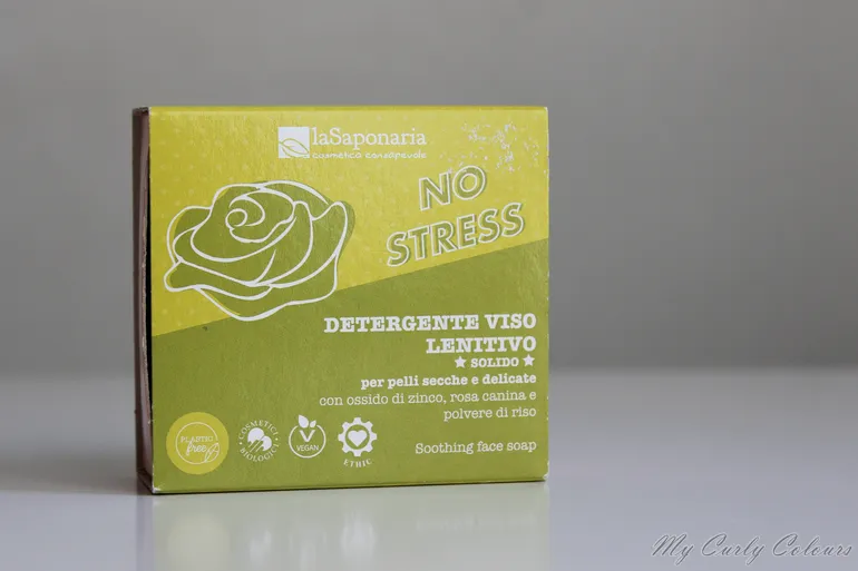 Packaging Detergente Viso Lenitivo solido No Stress La Saponaria