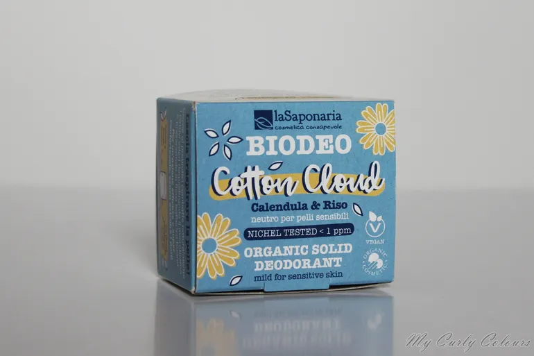 Deodorante solido BioDeo La Saponaria neutro Cotton Cloud