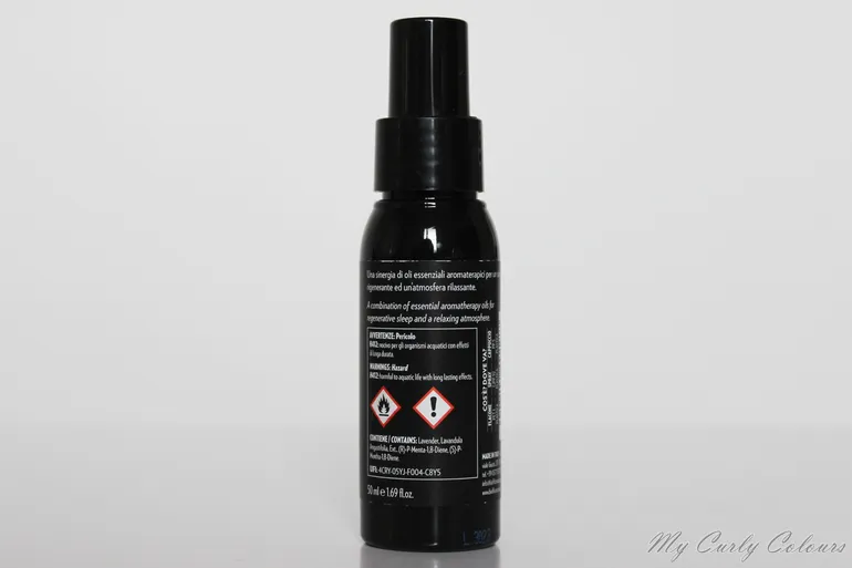 Specifiche Spray Cuscino Biofficina Toscana