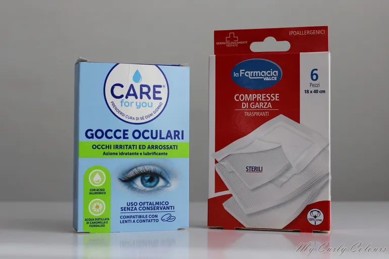 Gocce Oculari Care for You e Garze sterili - finiti febbraio