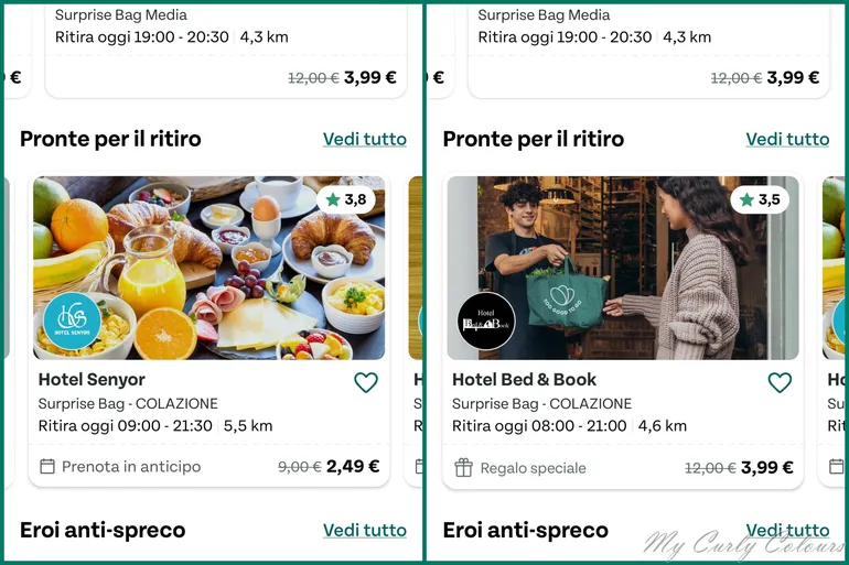 Attività aderenti a Too Good Too Go app anti spreco