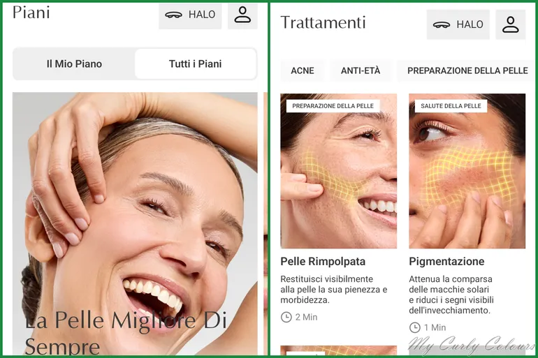 Piani e tattamenti APP ZIIP
