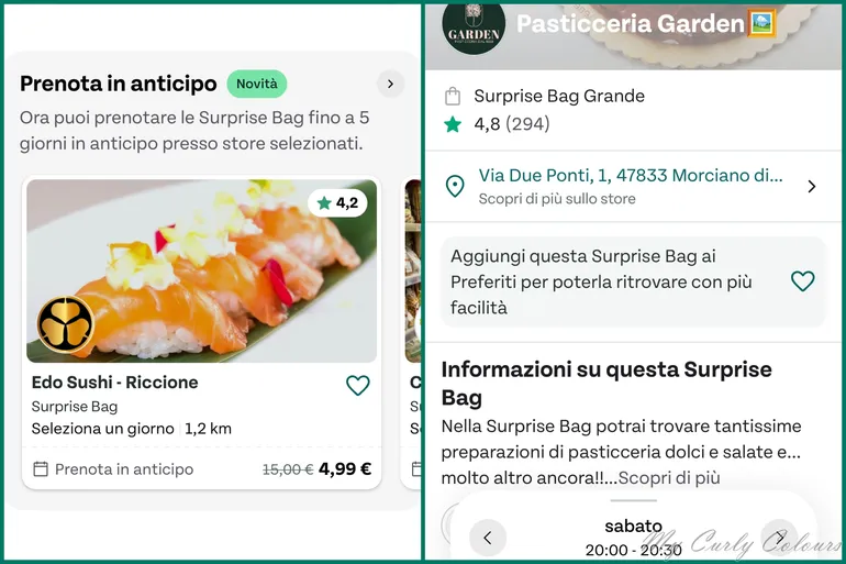 Too Good To Go Prenota in anticipo